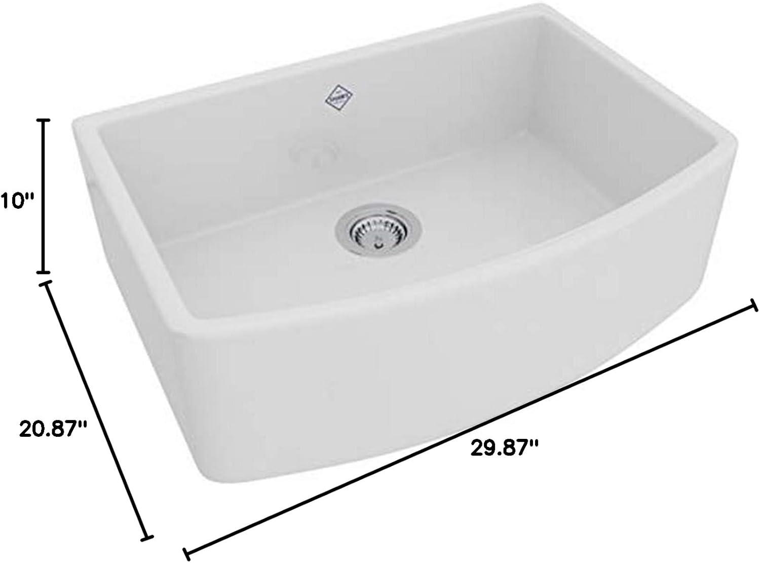 Waterside™ 30" L x 21" W Farmhouse/Apron Kitchen Sink