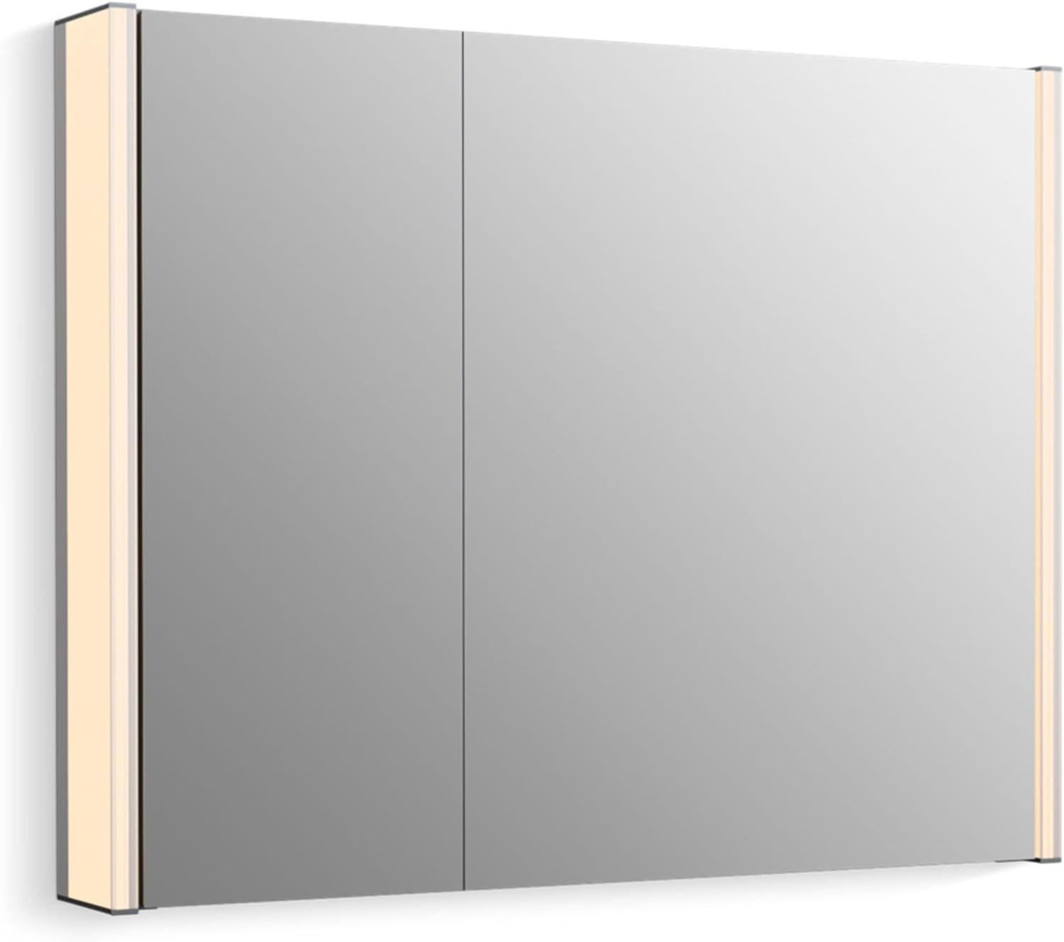 Maxstow Surface Mount Frameless Medicine Cabinet with LED Lighting