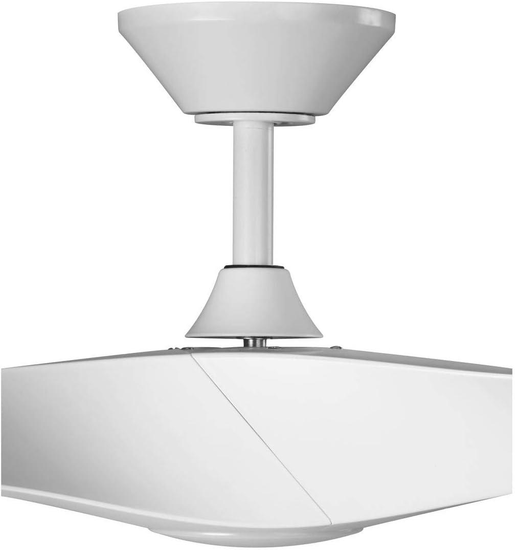 Ryne Collection 52" 3-Blade Matte White LED Transitional Indoor/Outdoor DC Ceiling Fan