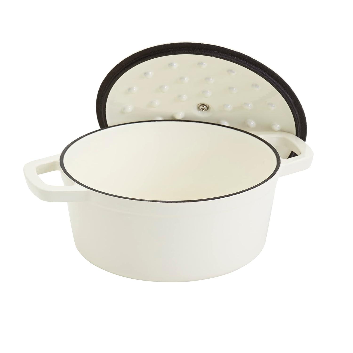 Smith & Clark - Round Enamel Cast Iron Dutch Oven