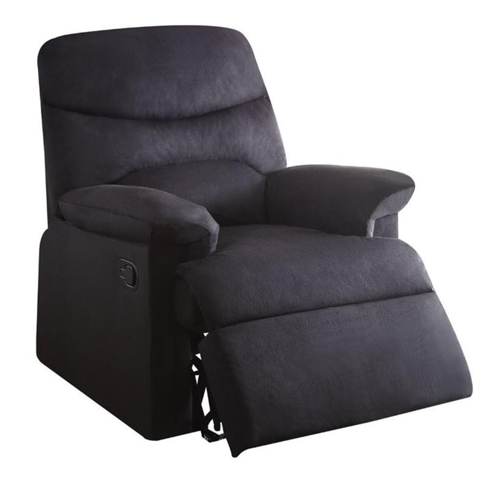 Oakwood Woven Fabric Recliner, Black