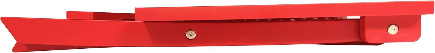 HElectQRIN TX 39013 Red Folding Adirondack Side Table