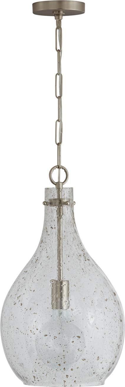 Capital Lighting 333813-472 1 Light 21-1/2" Tall Pendant - Nickel