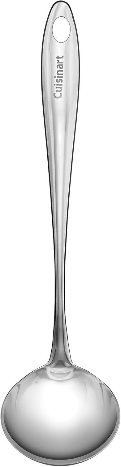 Elegant Stainless Steel Hollow-Handled Soup Ladle