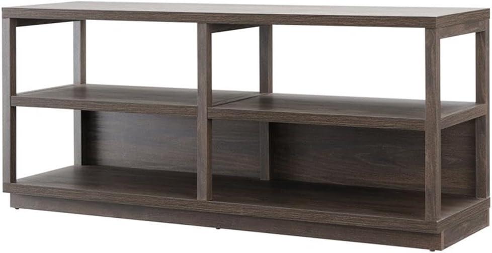 Evelyn&Zoe Thalia 33" Tall Rectangular Bookcase, Alder Brown