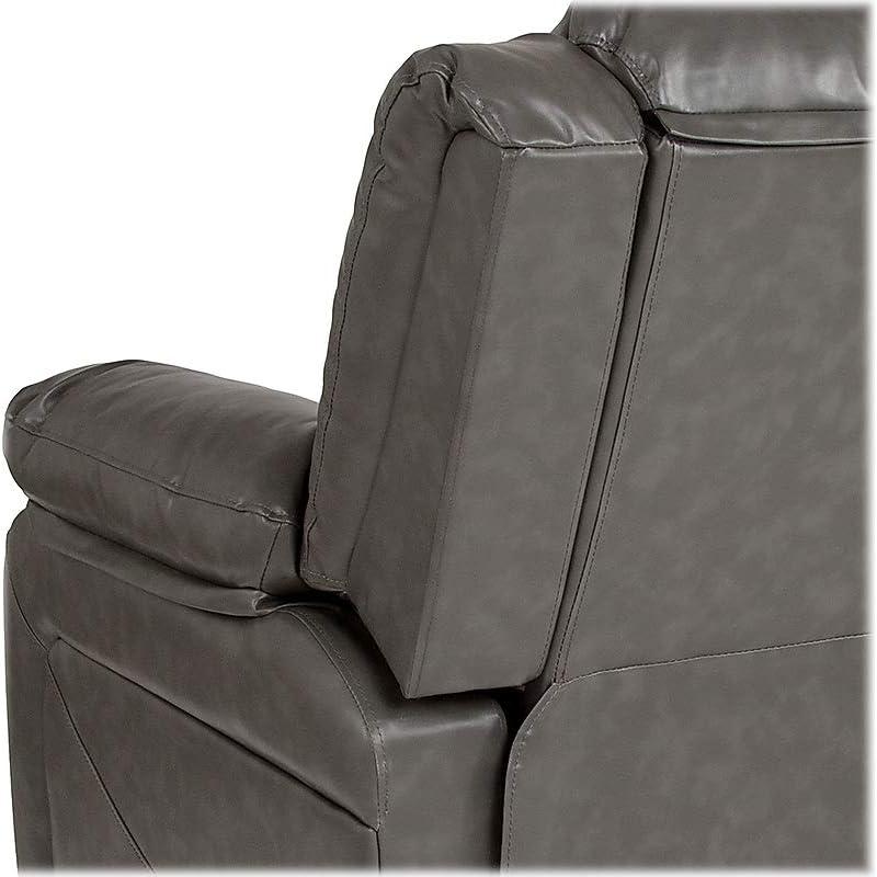 Flash Furniture Harmony Series Gray LeatherSoft Recliner