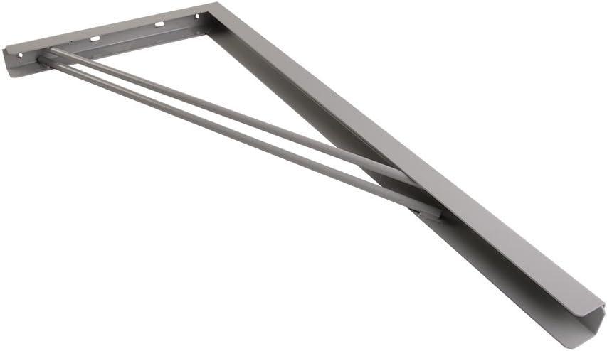 Heavy-Duty 36 Inch Steel Wall Mounting Bracket, Silver