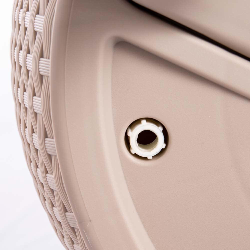 Cancun Resin Outdoor 2-In-1 Side Table and Cooler