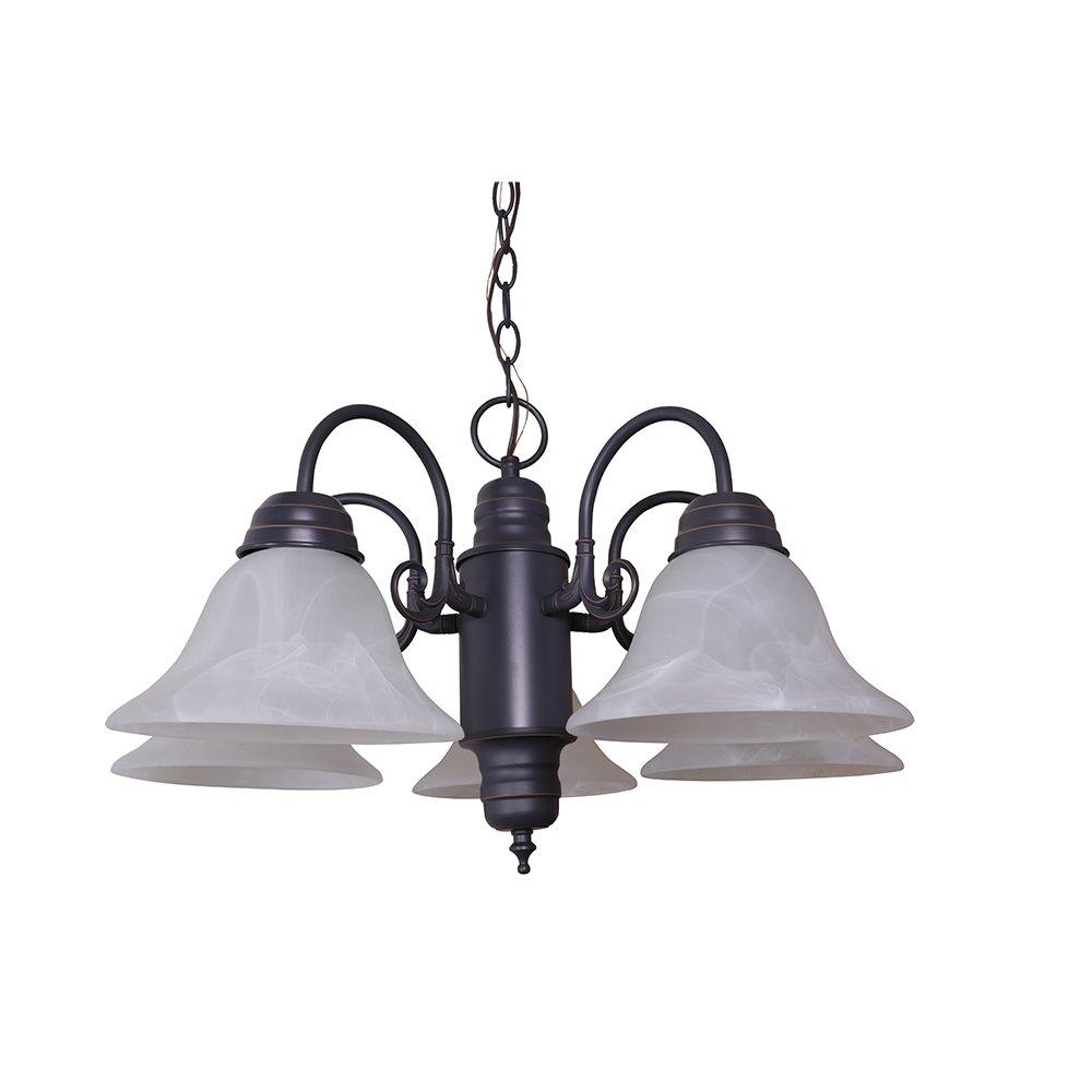 Design House Willowdale Pendant Light Fixture - Traditional Alabaster Glass Bowl Shade for Kitchens, Foyers, Dining Rooms - Adjustable Height Pendant Light Fixture - Satin Nickel, 589747