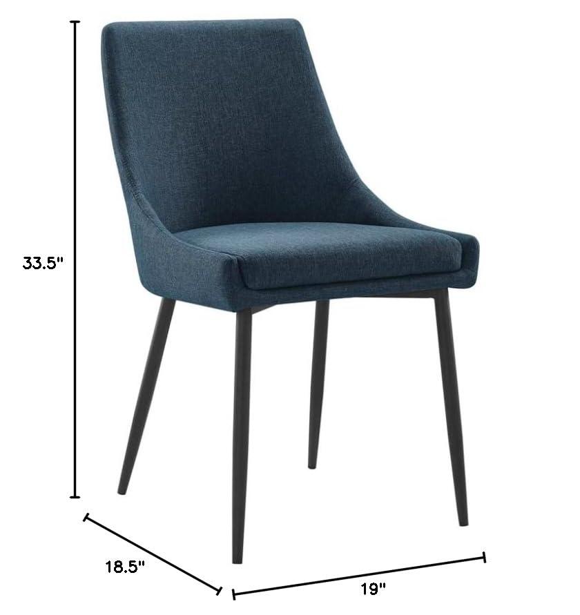 Modway Viscount Upholstered Fabric Dining Chairs - Set of 2
