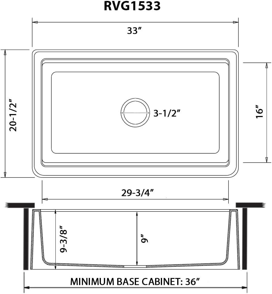 Midnight Black Granite Farmhouse Workstation Sink with Accessories