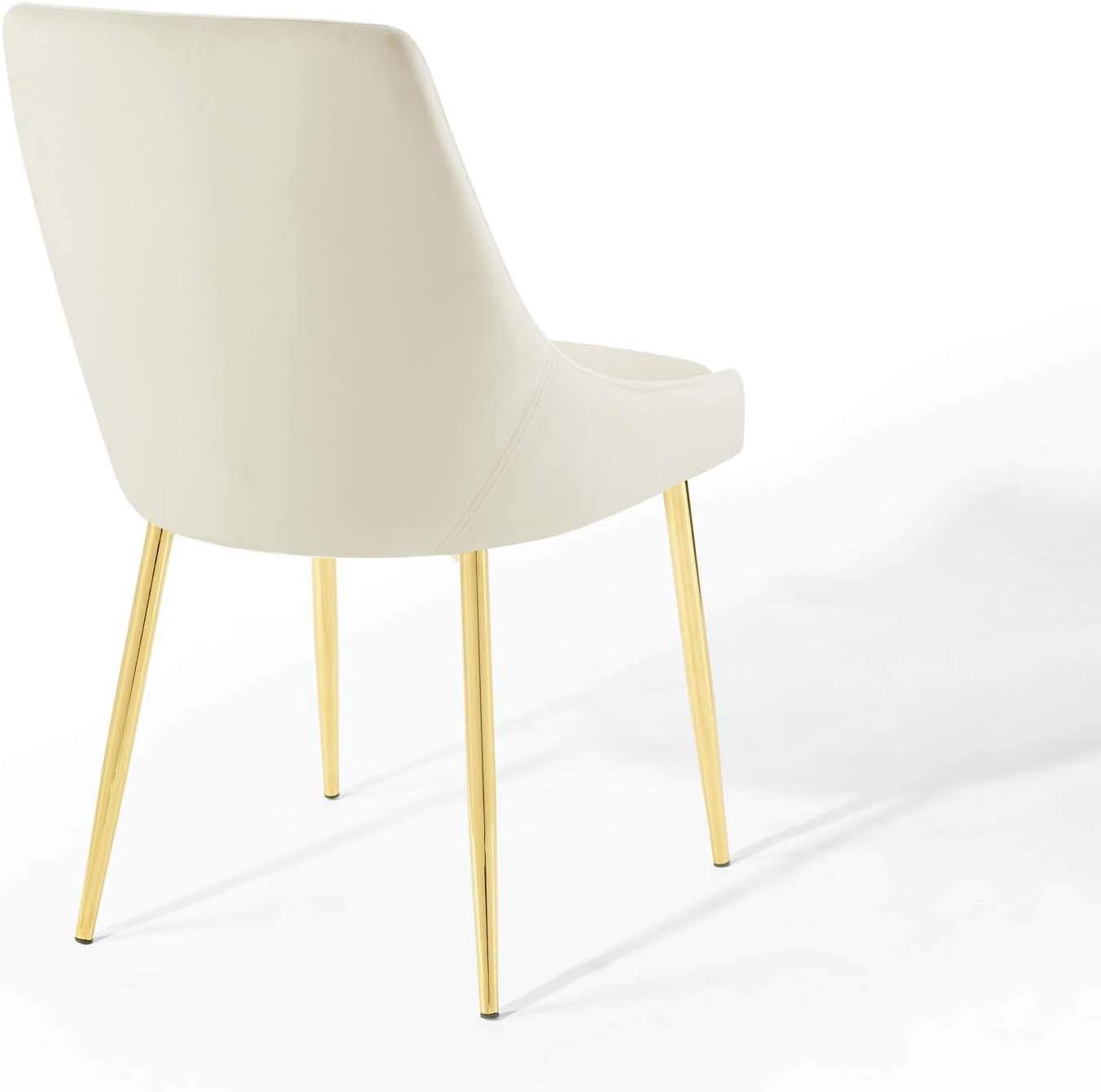 Modway Viscount Performance Velvet Dining Chairs (Set of 2)