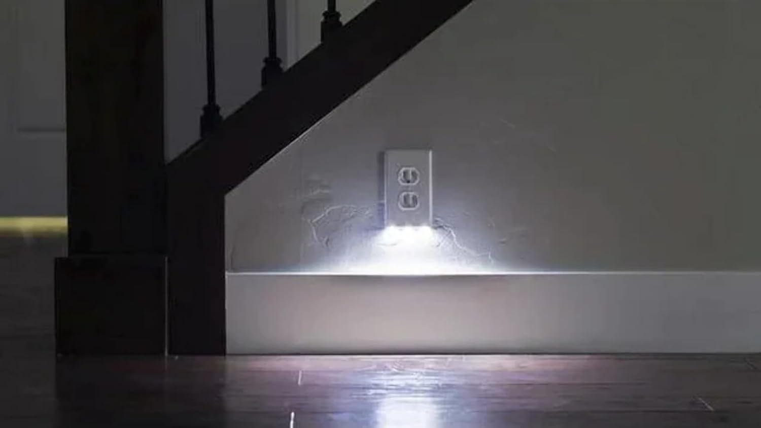 Outlet Cover Duplex Wall Plate LED Night Light