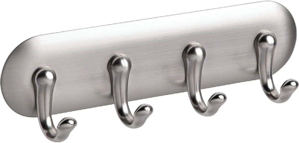 Inter-Design 54470 York Self Adhesive Small Key Rack