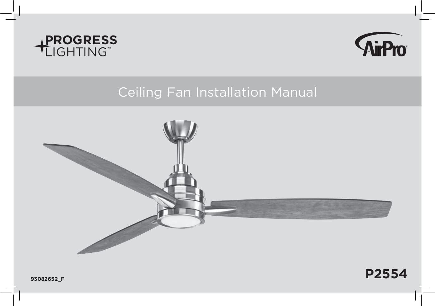 Gaze Collection 60" LED Three-Blade Ceiling Fan