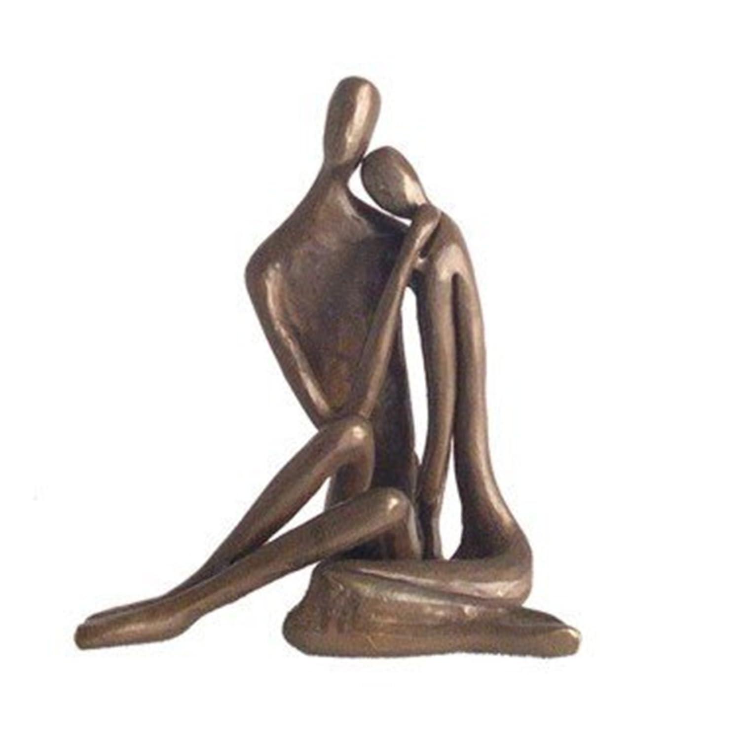 Danya B Small Couple Embracing Cast Bronze