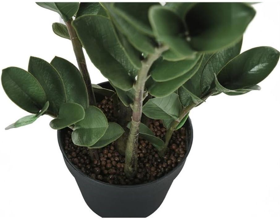 Monarch Specialties Artificial Plant 29 inch Tall Zz Tree Indoor Faux Fake Floor Greenery Potted Real Touch Decorative Green Leaves Black Pot