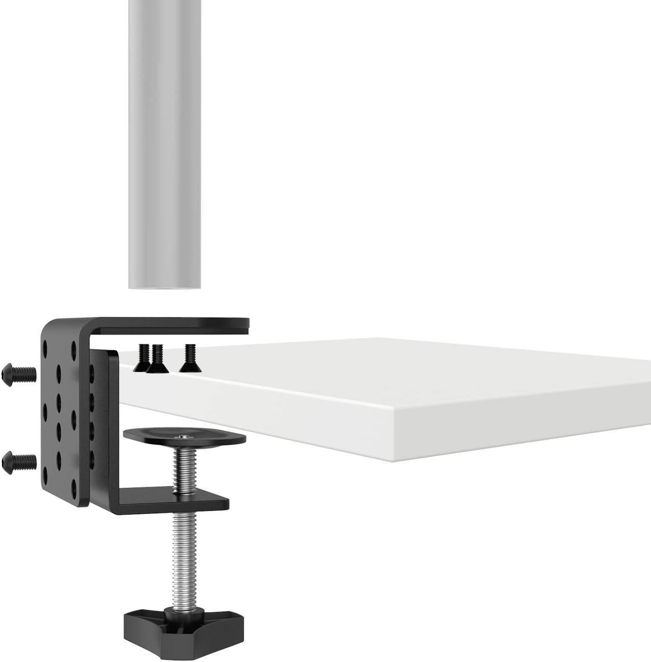 Black Steel C-Clamp Base for Monitor Mount