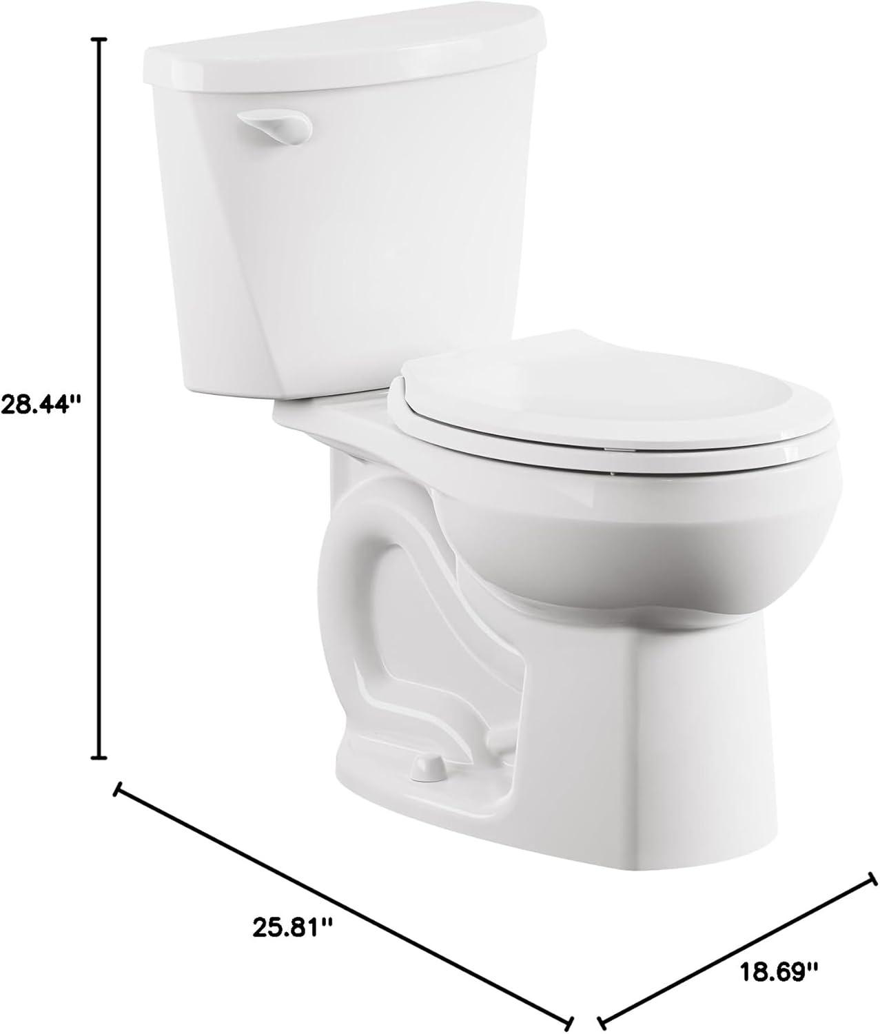 Colony 3 White Round Front Two-Piece Toilet