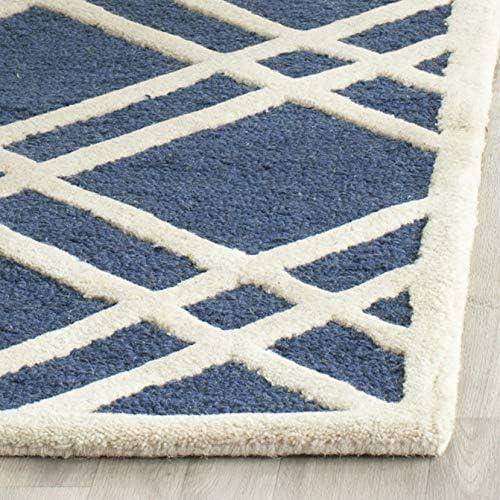 Sanyla Hand Tufted Wool Geometric Rug