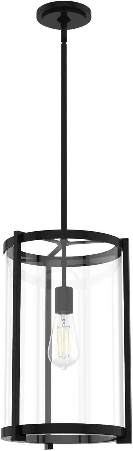 Astwood 17.5'' Matte Black Modern Art Deco LED Pendant Light