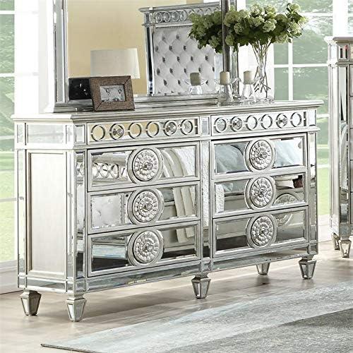Acme Furniture Varian Dresser, Mirrored
