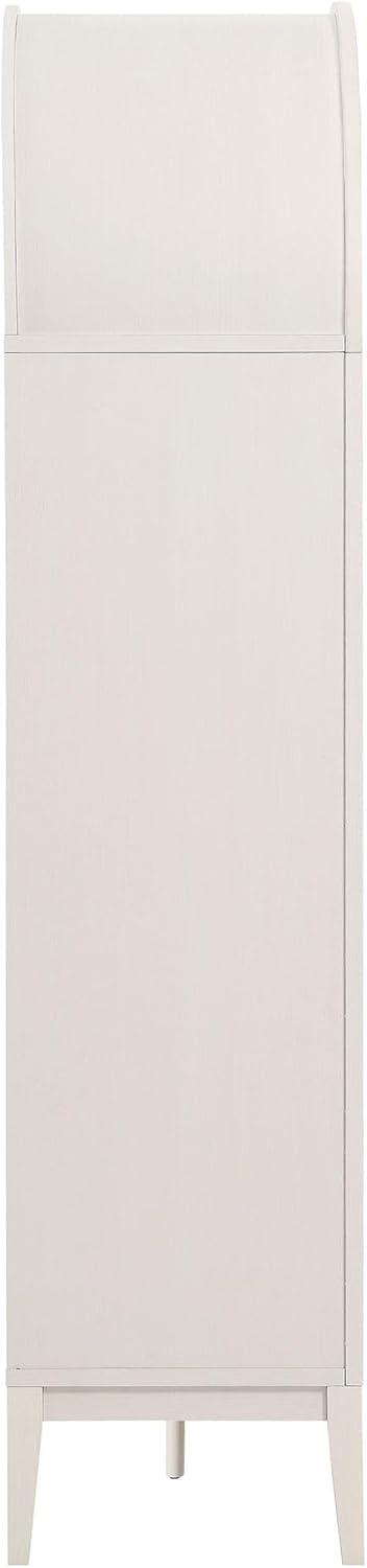 Modway Nolan 74" Tall Arched Storage Display Cabinet Bookshelf