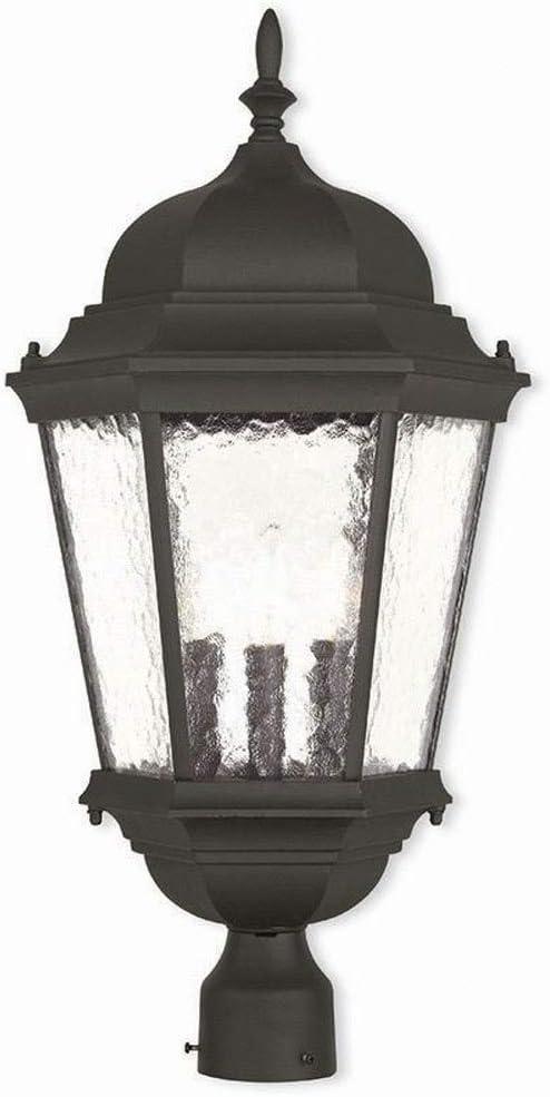 Livex Lighting Hamilton 3 - Light Post Light in  Textured Black