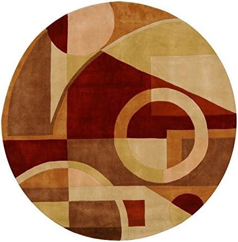 Beige and Multi Wool Handmade Abstract Area Rug 9'6" x 13'6"