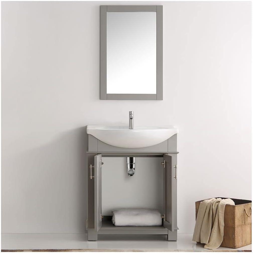 Hartford 30" Freestanding Single Traditional Bathroom Vanity w/ Integrated Sink -Faucet Not Included