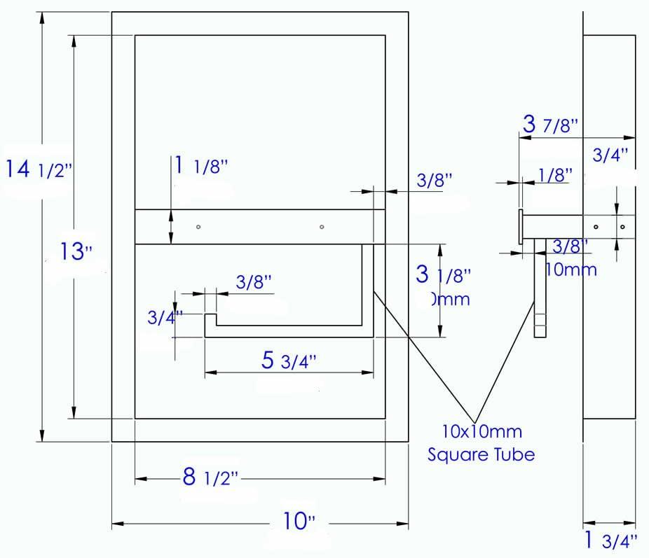 PVD Stainless Steel Recessed Toilet Paper Holder / Bathroom Niche