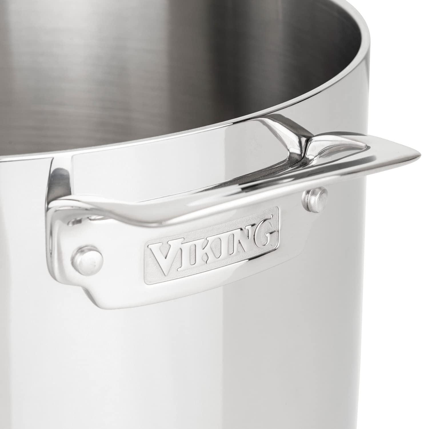 Viking 3-Ply Stainless Steel Stock Pot, 12 Quart