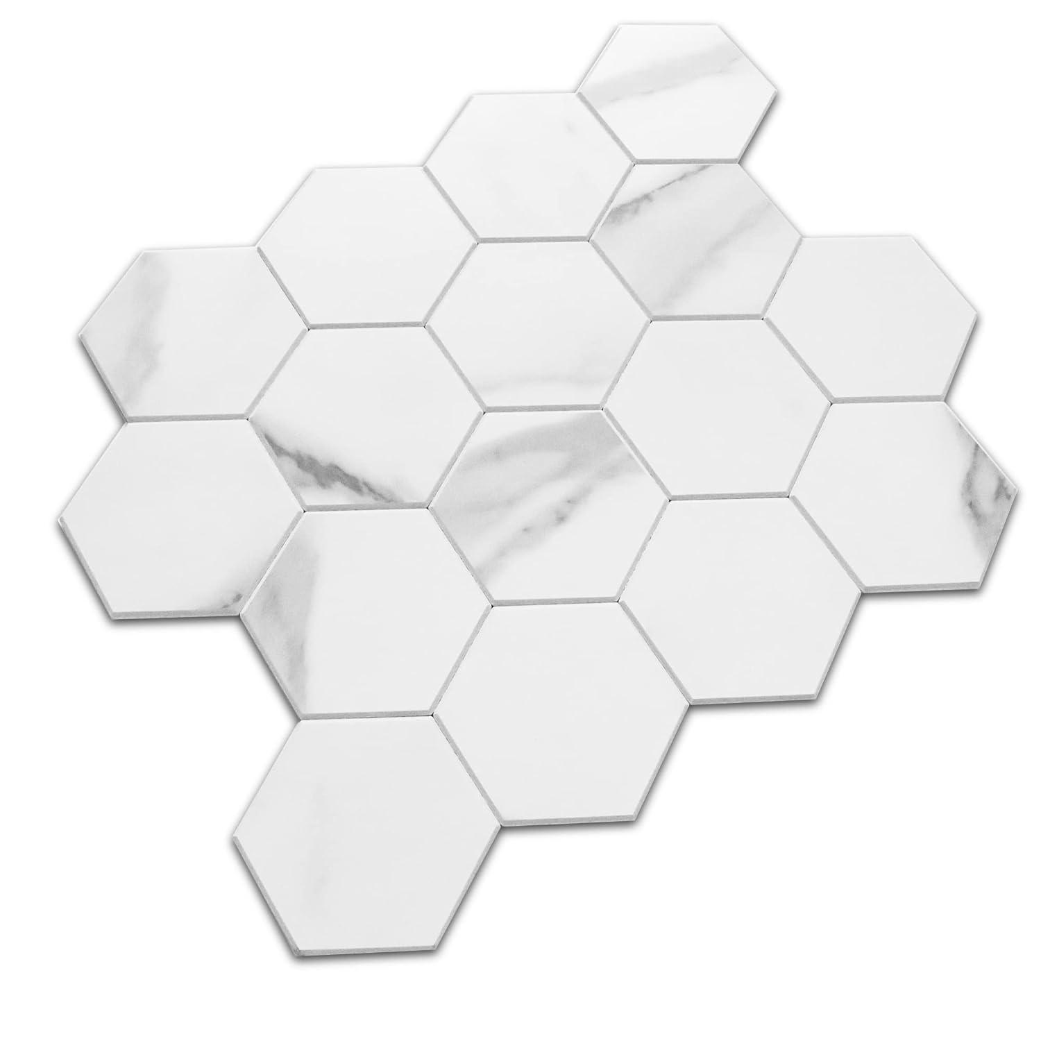 Avant Decor 3.27'' W x 2.88'' L Engineered Stone Peel and Stick Mosaic Tile