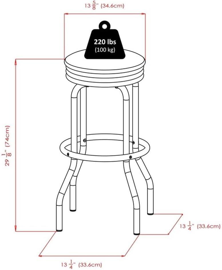 Summit 3-Pc Pub Table Set, 28" Table and 2 Stools