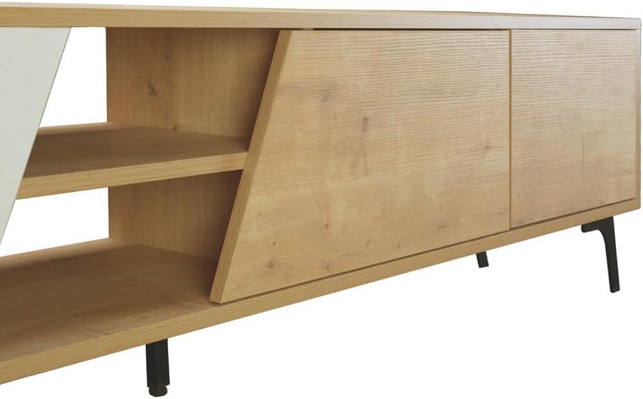 Niche TV Stand for TVs up to 70" Light Oak