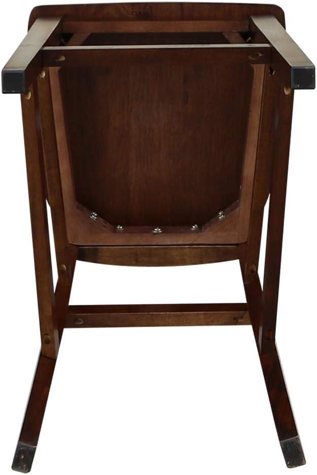 Espresso San Remo 30" Solid Wood Barstool