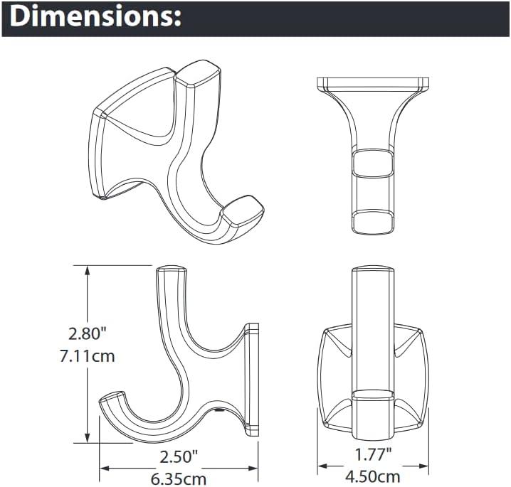 Voss Wall Mounted Robe Hook