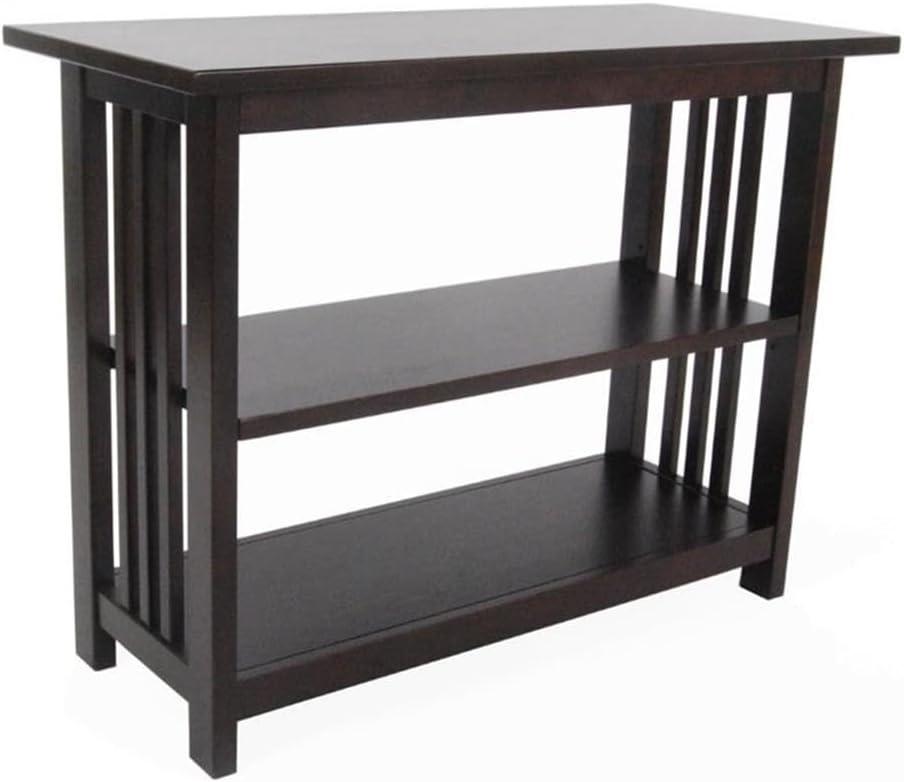 Alaterre Artisan Under Window Bookshelf, Espresso