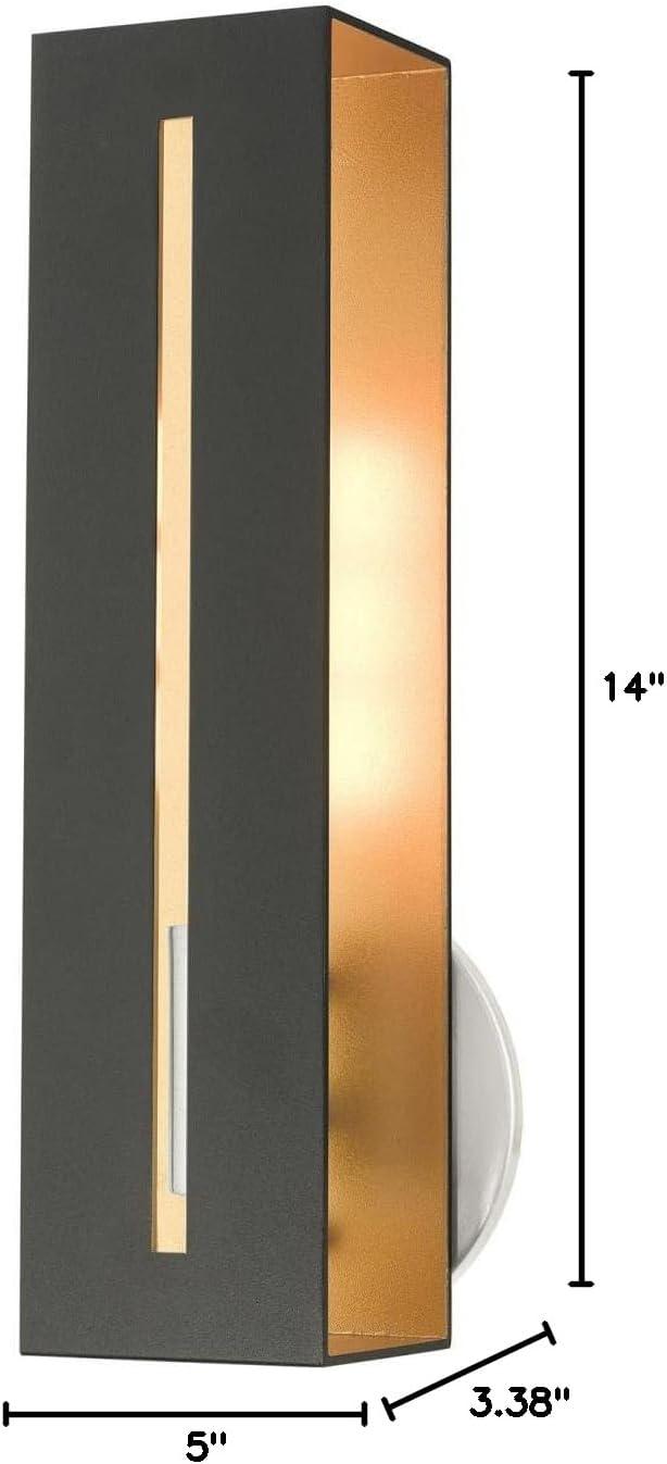 Livex Lighting Soma 1 - Light Wall Light in Textured Black