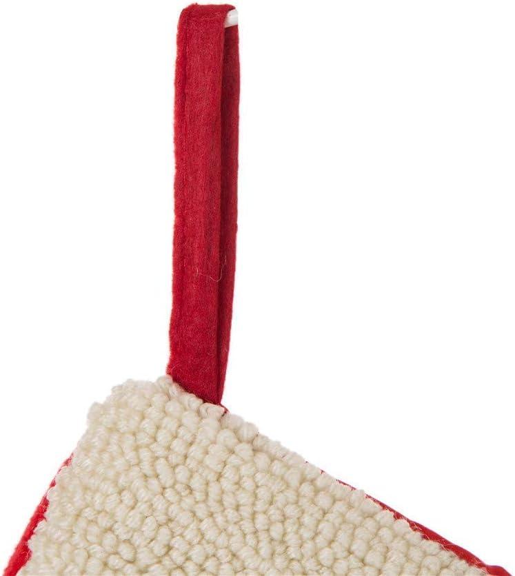 Red and Black Plaid Faux Fur Christmas Stocking