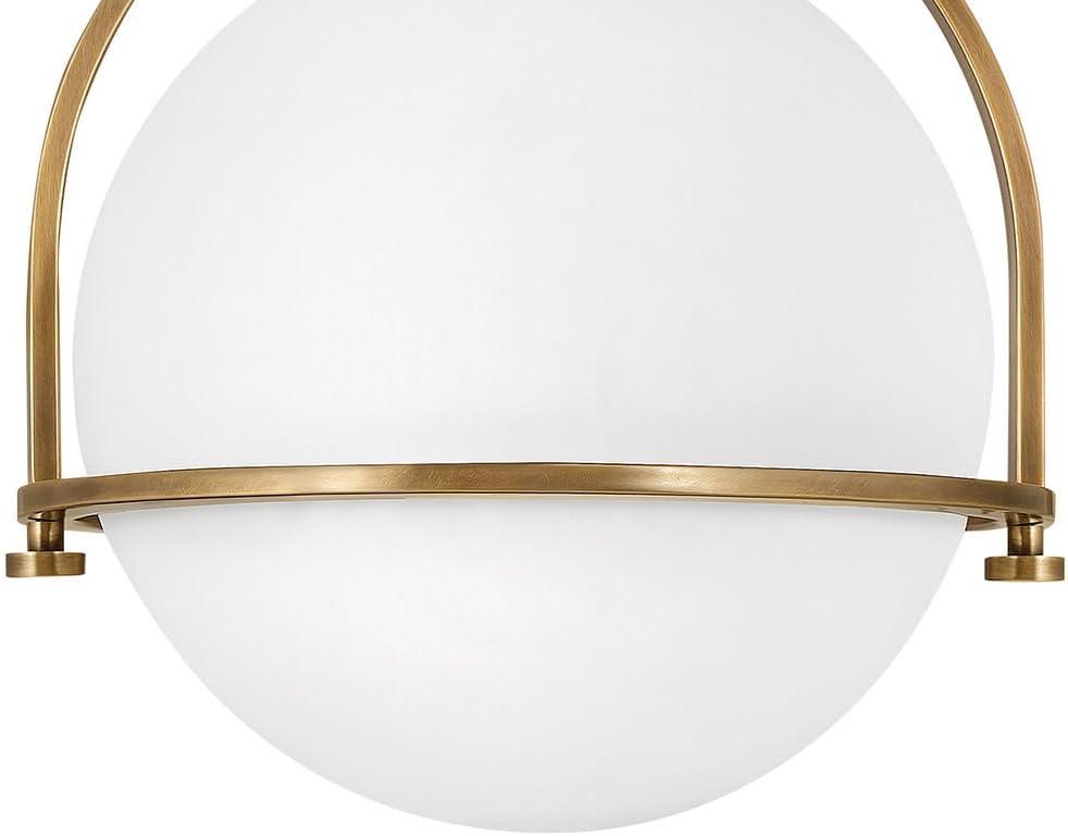 McCormick Hand Blown Glass Semi Flush Mount