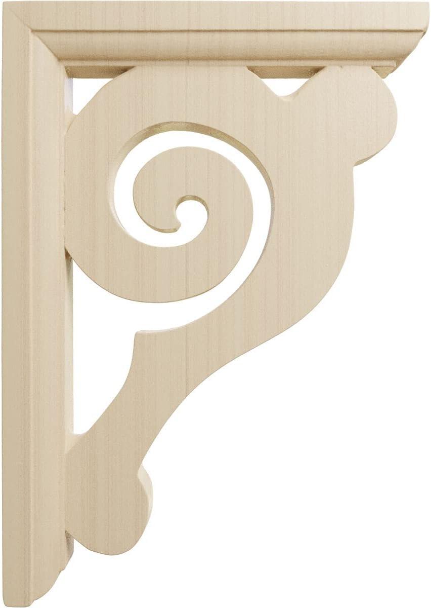 Bulwark 8.5" Rubberwood Decorative Corbel Bracket