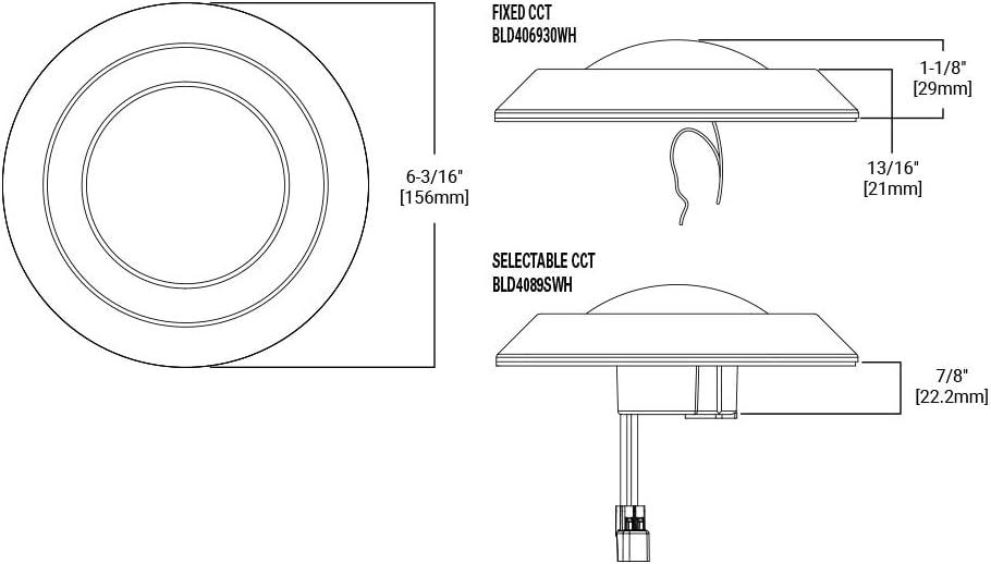 Cooper Lighting 274149 4 LED Surface Mount Light