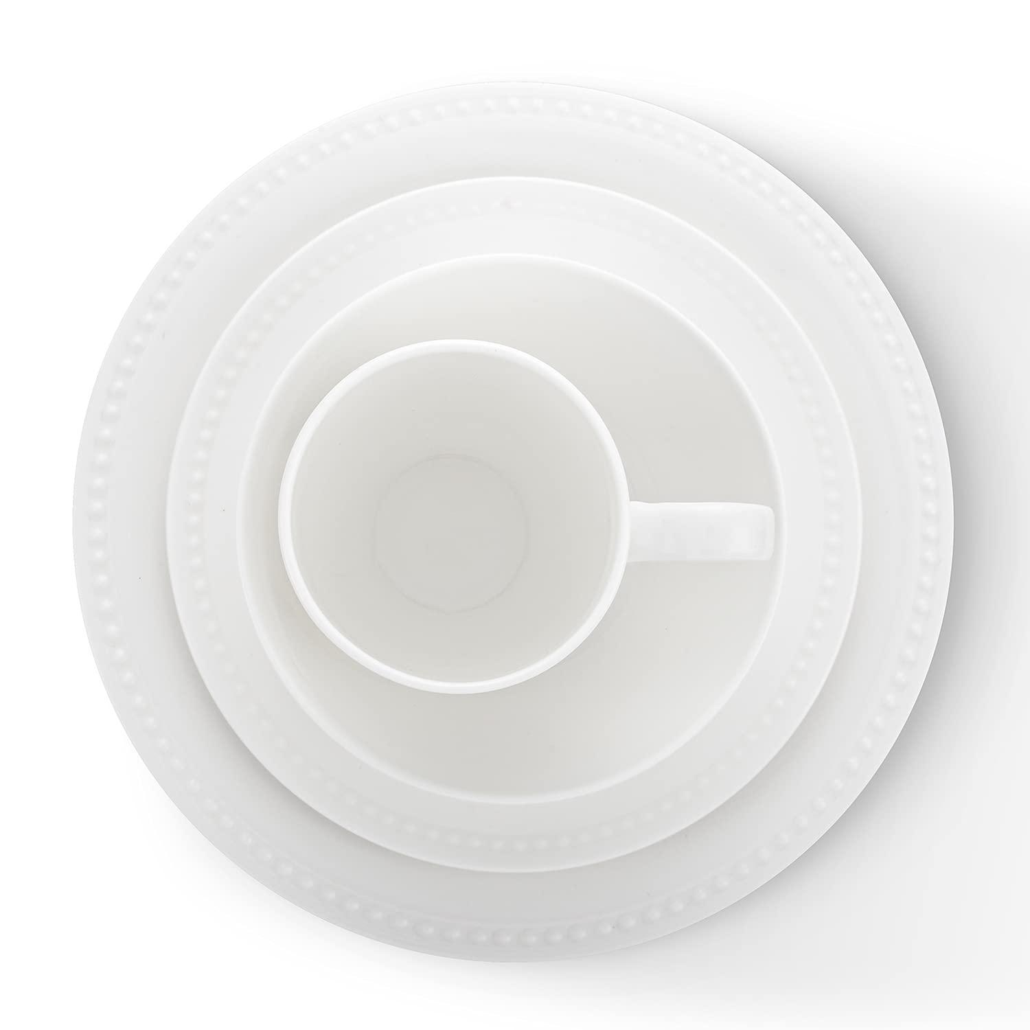 Stone Lain Ava 32-Piece Bone China Dinnerware Set, Service for 8