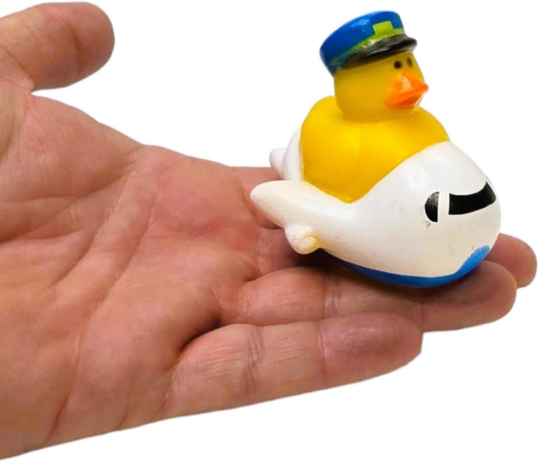 Transportation-Themed Rubber Duckies Set for Bath and Play