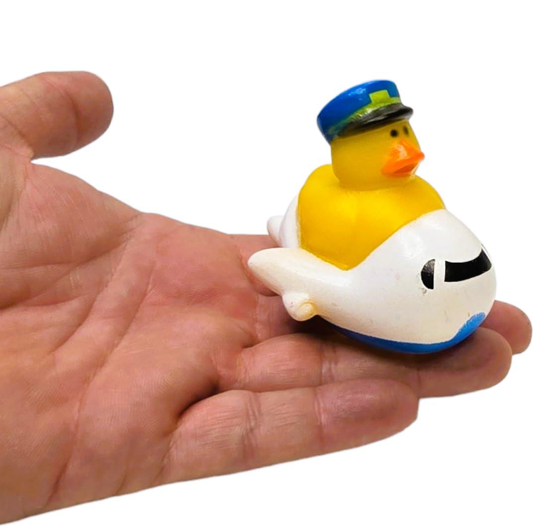 Transportation-Themed Rubber Duckies Set for Bath and Play