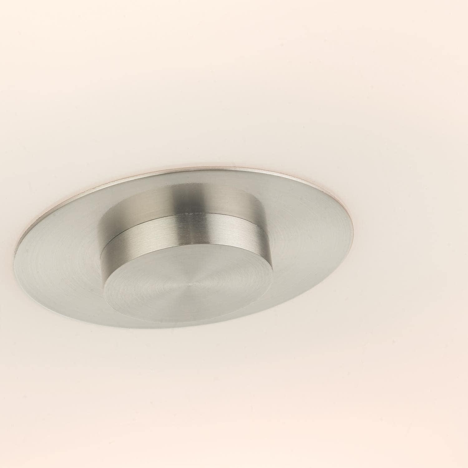 Livex Lighting Meridian 6 - Light Semi-Flush Mount in  Brushed Nickel