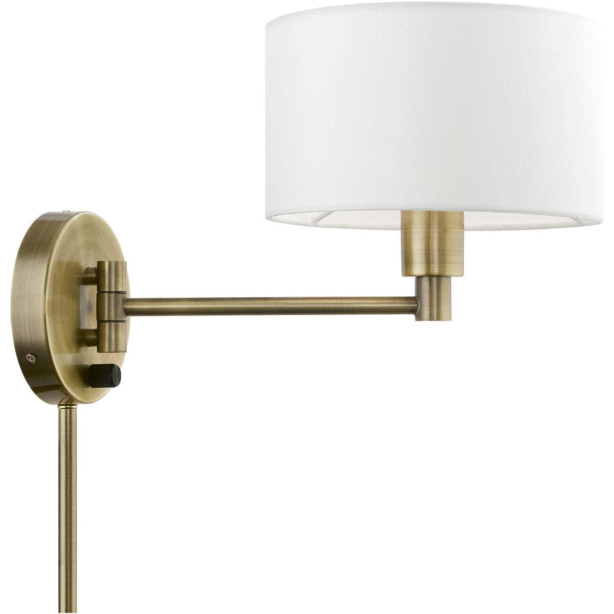 Livex Lighting 1 - Light Wall Light in  Antique Brass