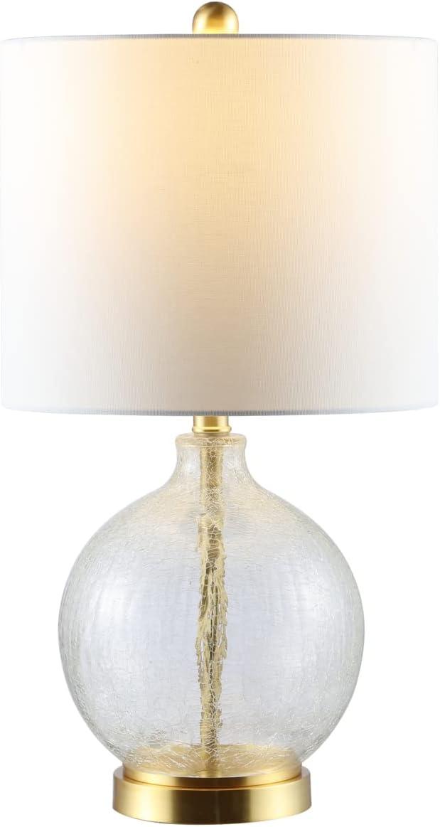 SAFAVIEH Lovell 23 in. Glass Table Lamp, Clear