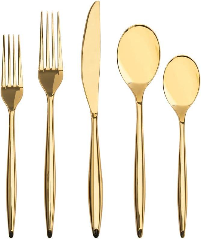 Milano 20 Piece 18/10 Stainless Steel Flatware Set, Service for 4